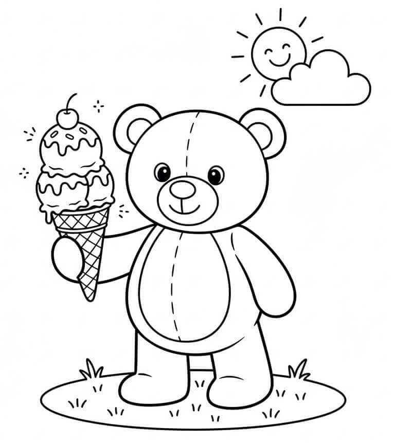 Fagylaltos Plüssmackó