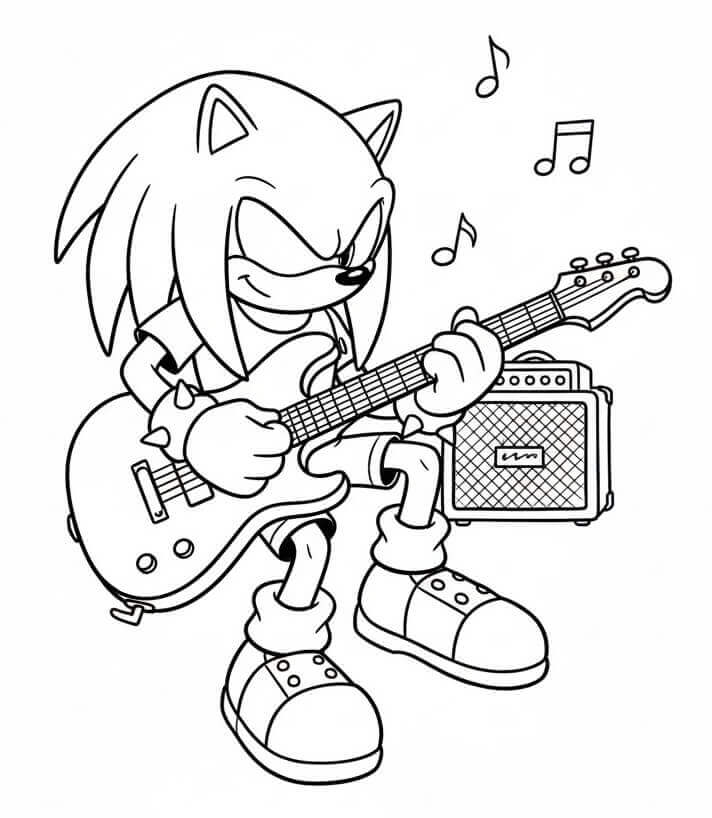 Gitározó Knuckles
