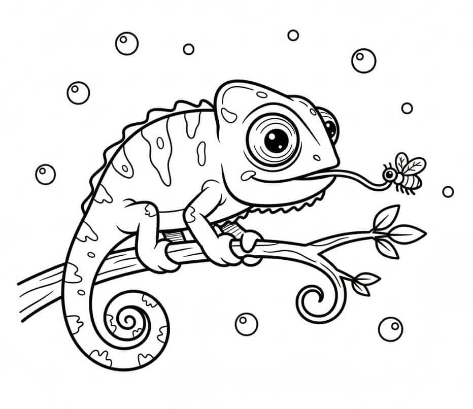 Gyönyörű Kaméleon