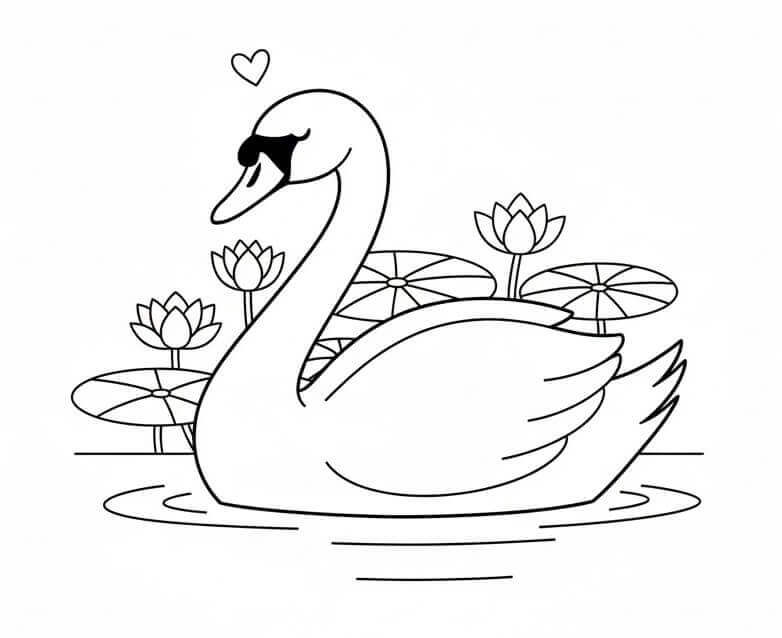 Hattyú Nyomtatható Kép