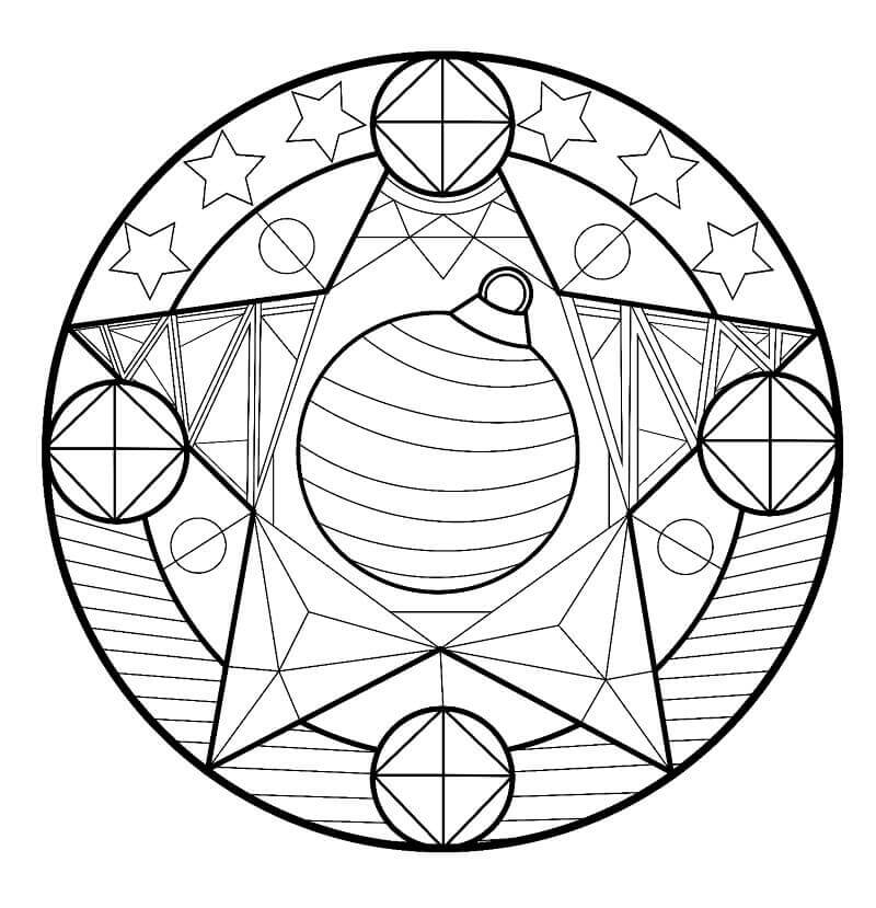 Hétköznapi Karácsonyi Mandala