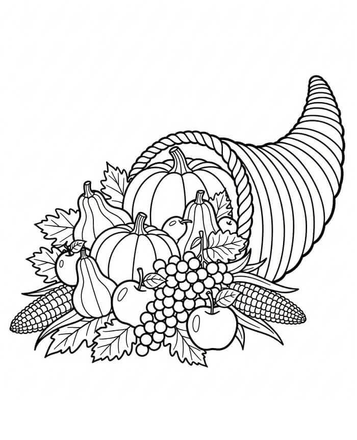 Ingyenes Nyomtatható Bőségszaru