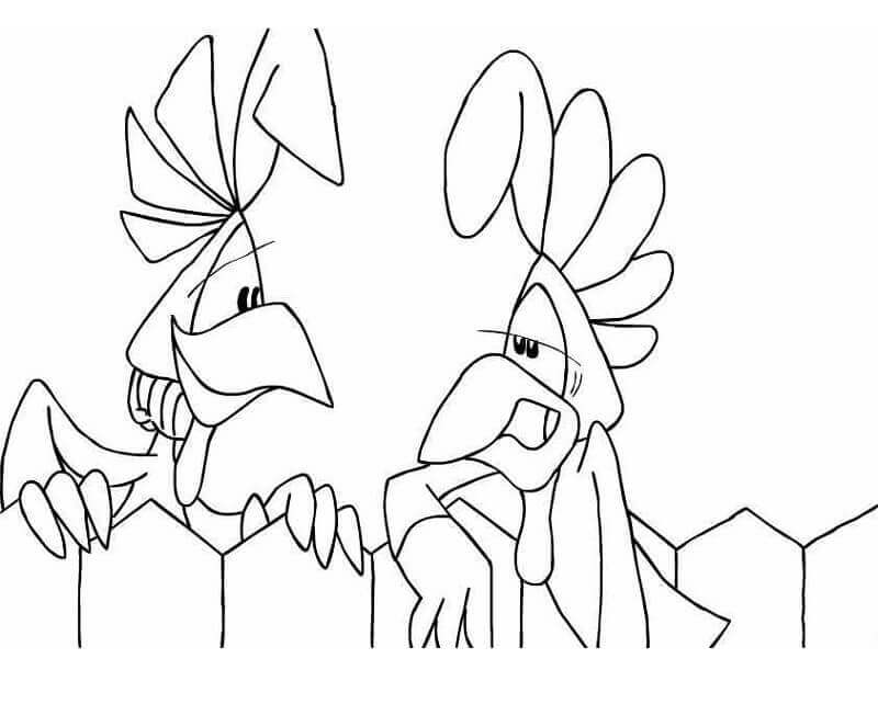 Ingyenes Nyomtatható Kukori és Kotkoda