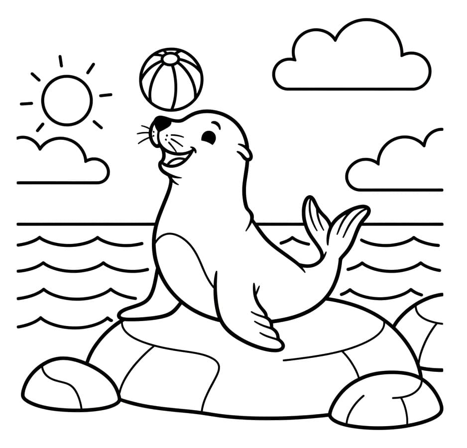 Ingyenes Oroszlánfóka Rajz