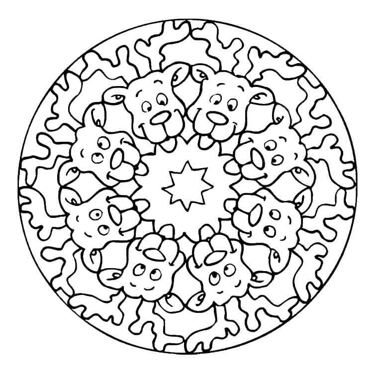 Karácsonyi Mandala Ingyenes