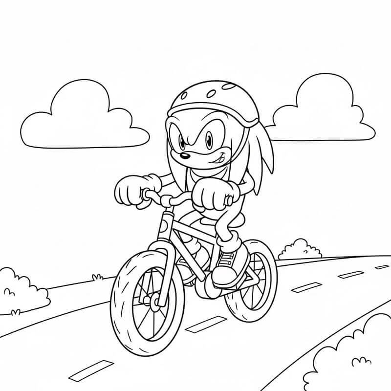 Kerékpározó Knuckles