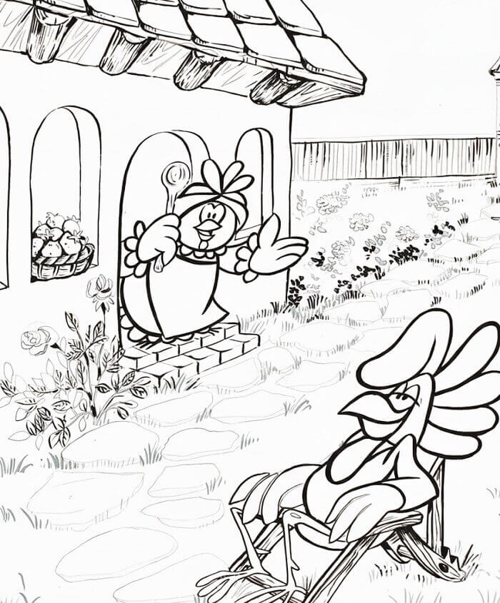 Kukori és Kotkoda Nyomtatható