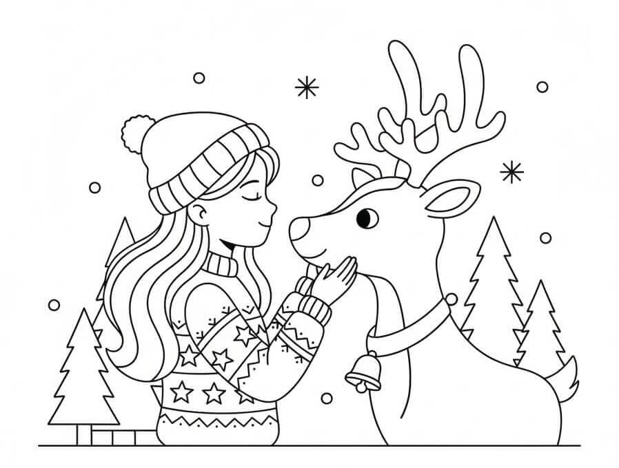 Lány és Rénszarvas