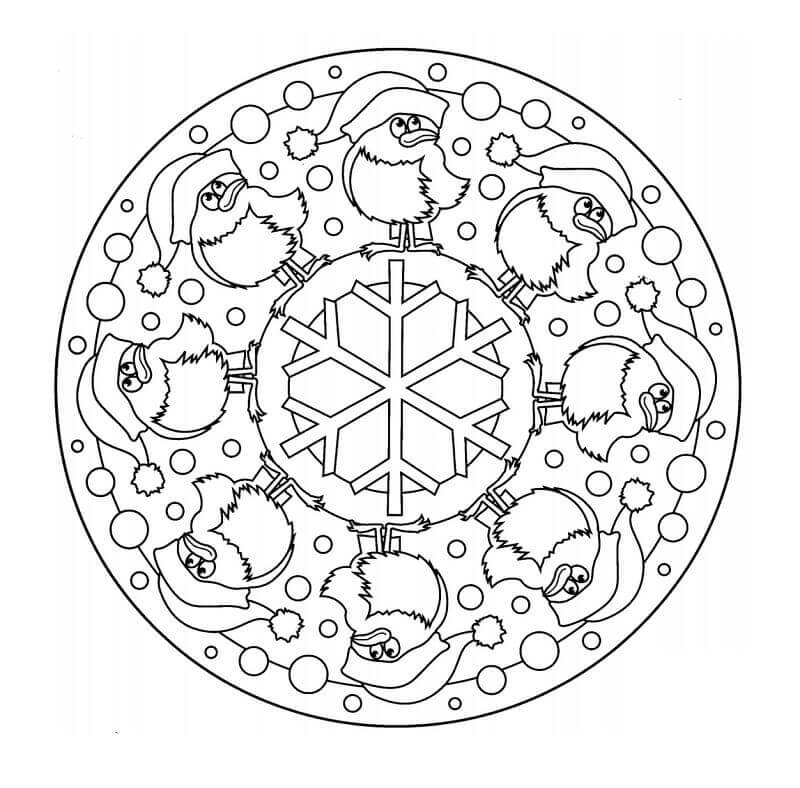Lenyűgöző Karácsonyi Mandala