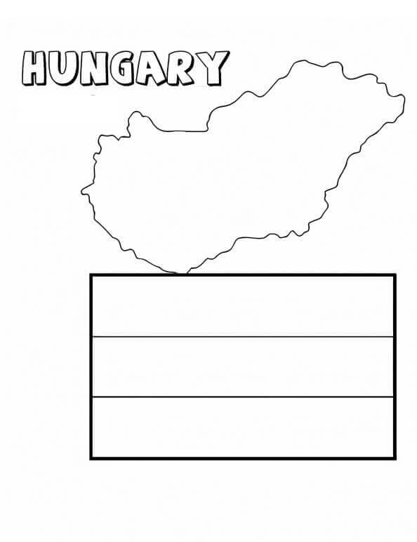 Magyarország Zászlaja és Térképe