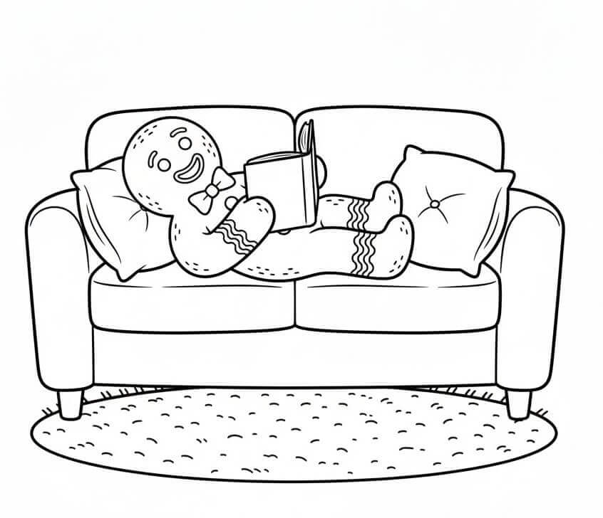 Mézeskalács Ember a Kanapén