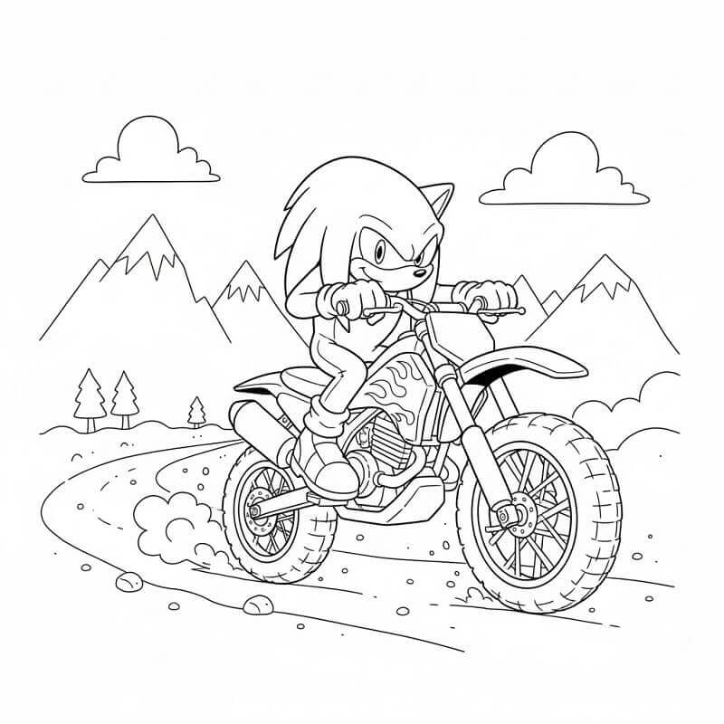 Motorozó Knuckles