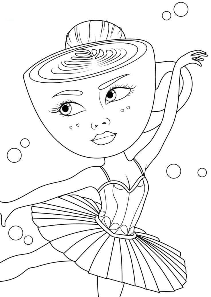 Nyomtatható Ballerina Cappuccina