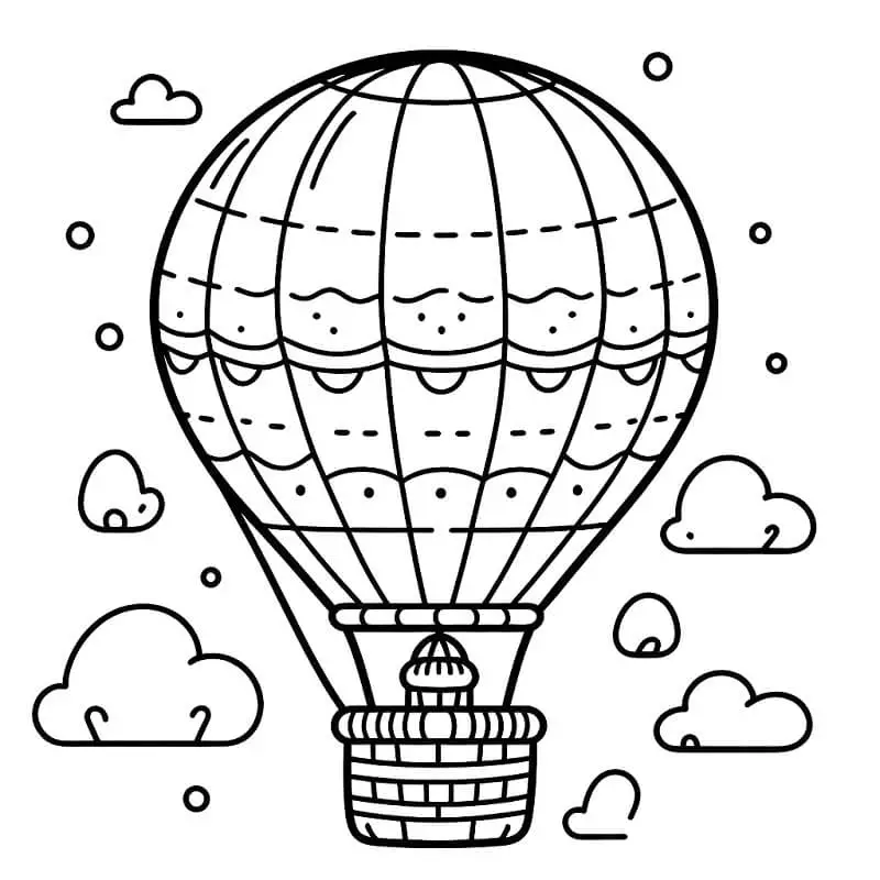 Nyomtatható Hőlégballon Gyerekeknek