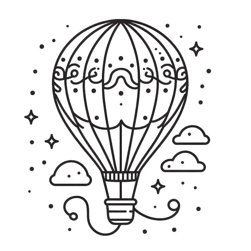 Nyomtatható Hőlégballon Kép