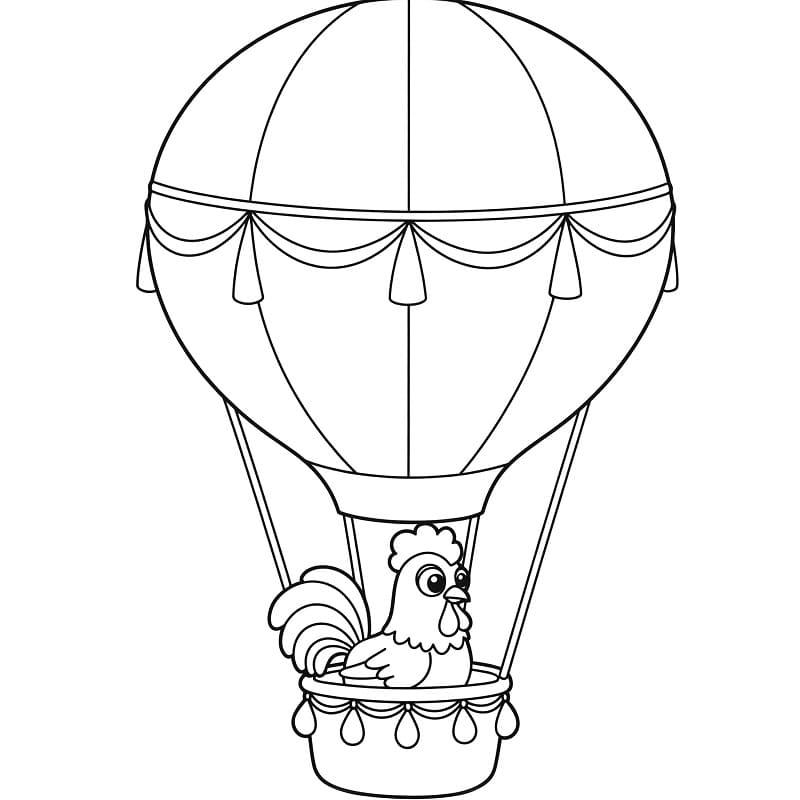 Nyomtatható Hőlégballon