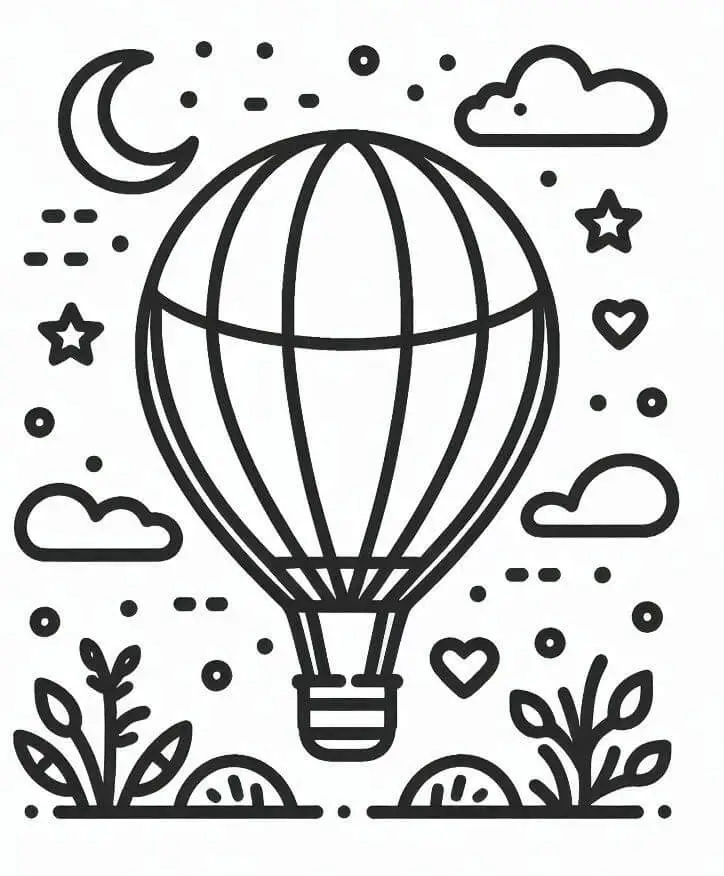 Nyomtatható Ingyenes Hőlégballon