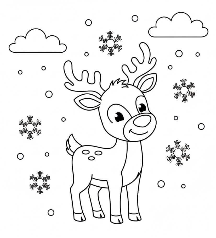 Rénszarvas és Hópehely