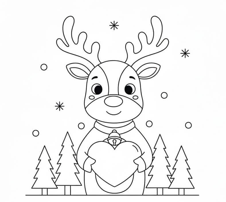 Rénszarvas Szívvel