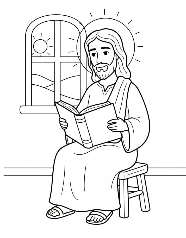 Jézus Könyvet Olvas