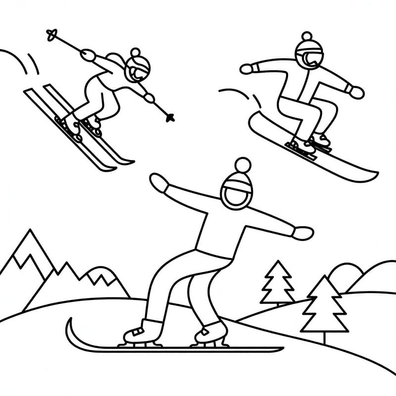 Nyomtatható Téli Sport