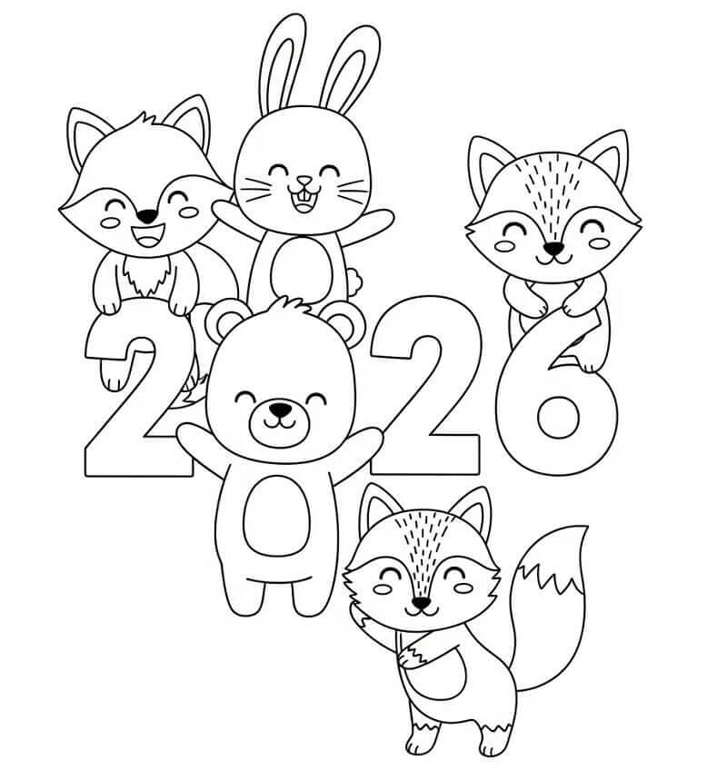 Állatok az Újév 2026-ban