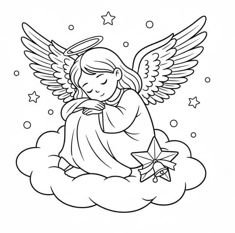 Alvó Karácsonyi Angyal