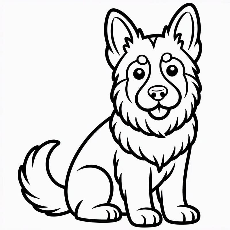 Aranyos Németjuhász Kutya