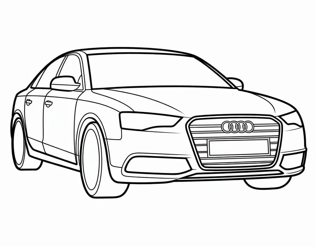 Audi színező