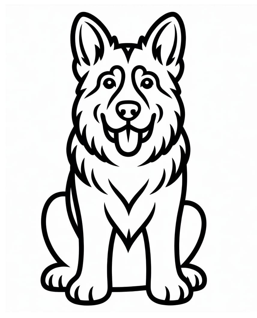 Egyszerű Németjuhász