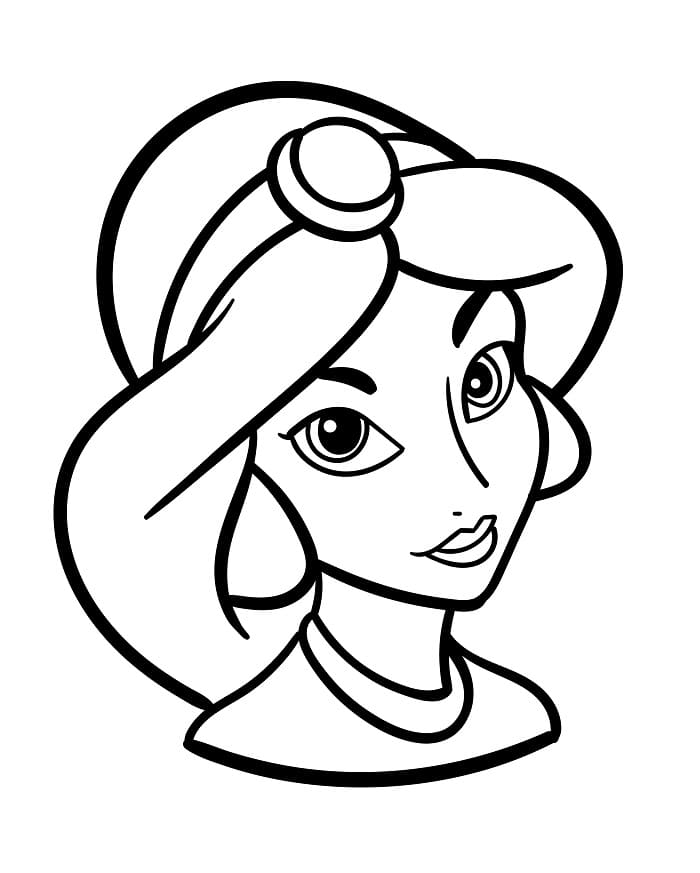 Ingyenes Nyomtatható Jázmin Hercegnő