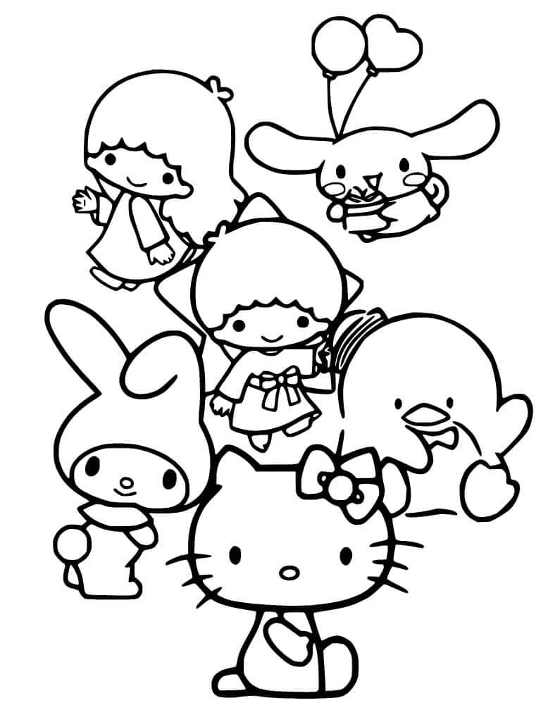 Ingyenes Nyomtatható Sanrio