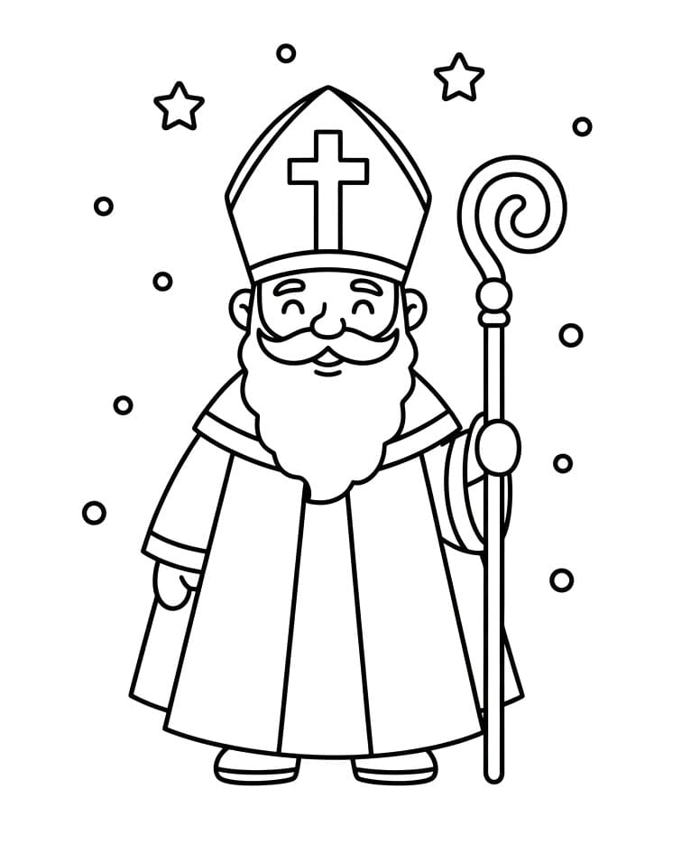 Ingyenesen nyomtatható Szent Miklós