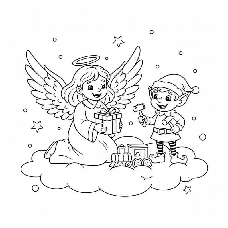 Karácsonyi Angyal és Manó