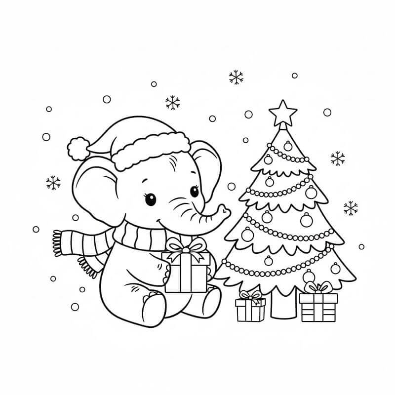 Karácsonyi elefánt