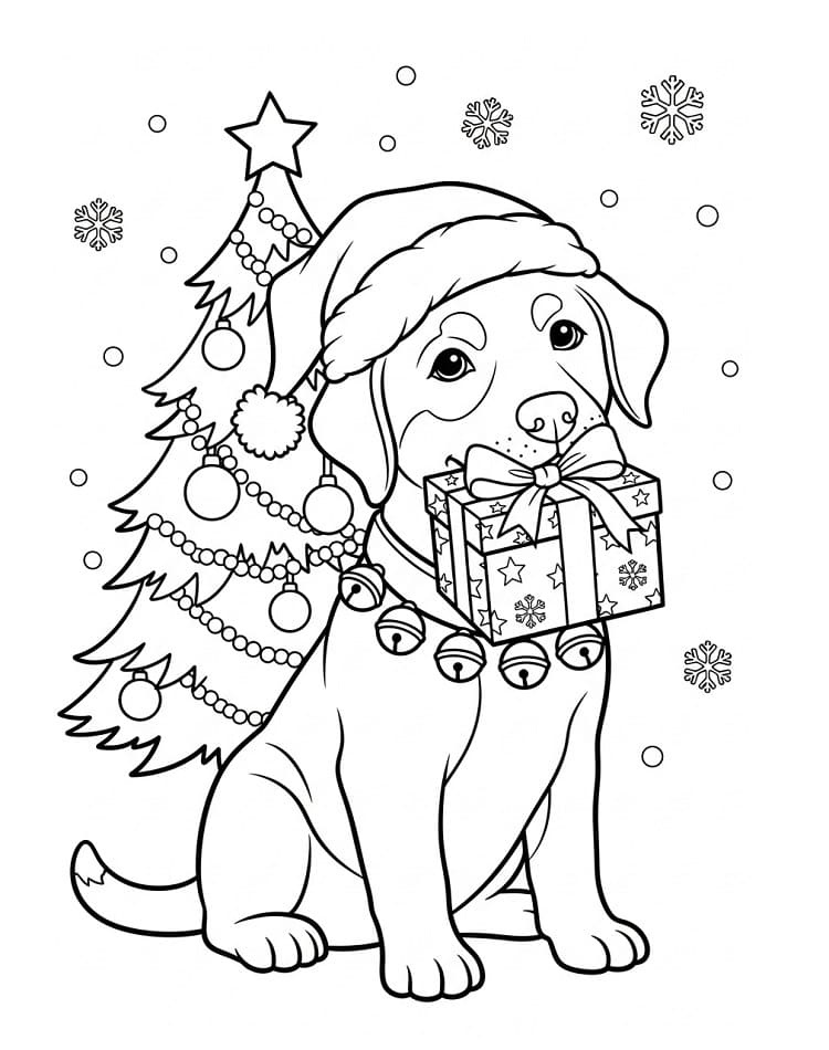 Karácsonyi Kutya Ingyenes Nyomtatható