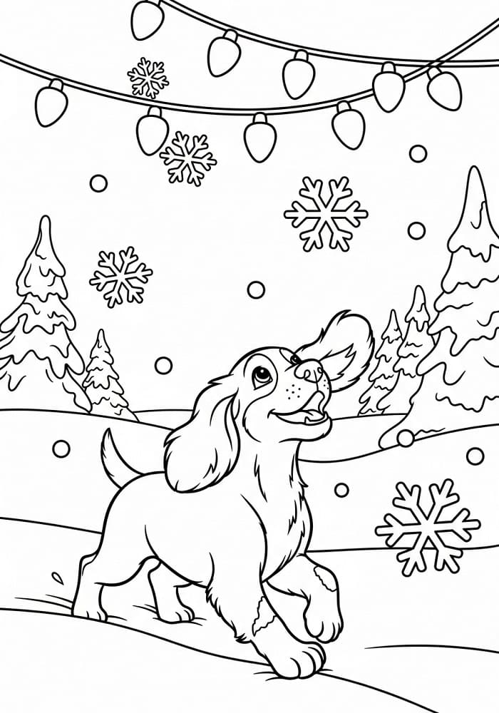 Karácsonyi Kutya Nyomtatásra