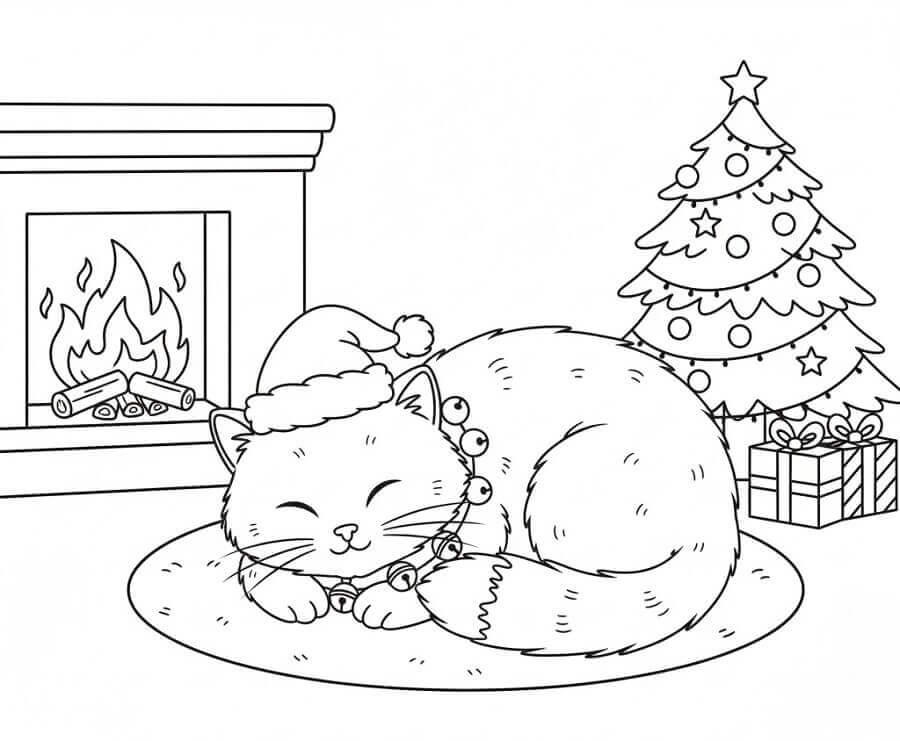 Karácsonyi macska ingyen gyerekeknek