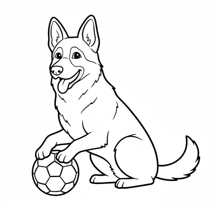 Labdás Németjuhász