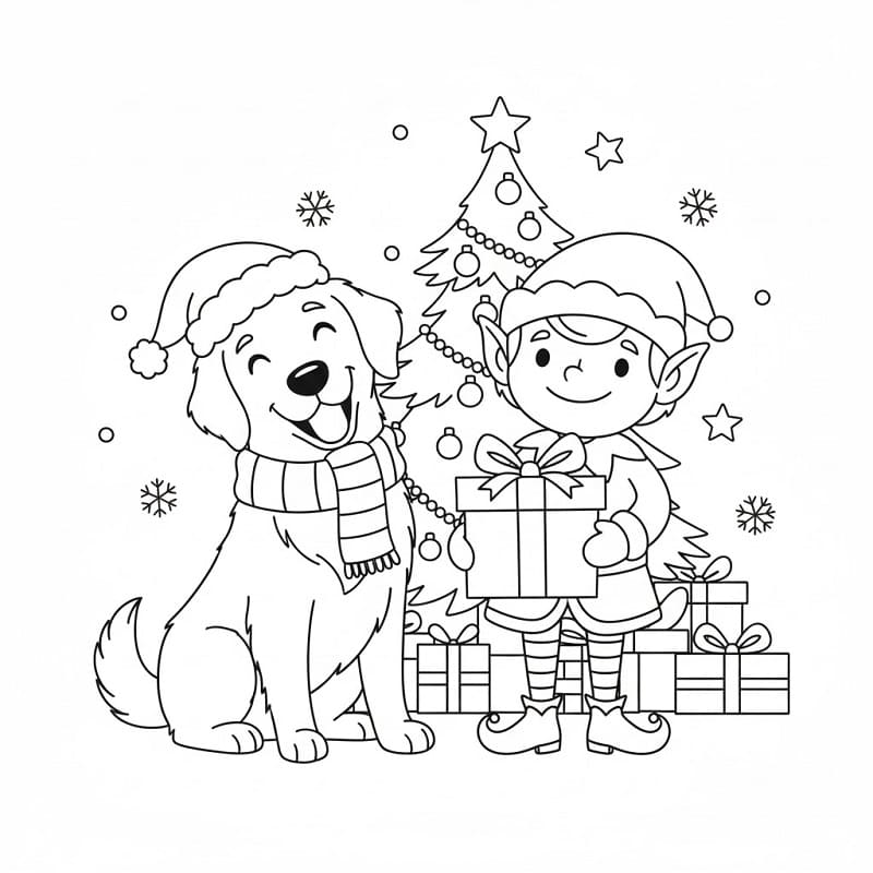 Lenyűgöző Karácsonyi Kutya