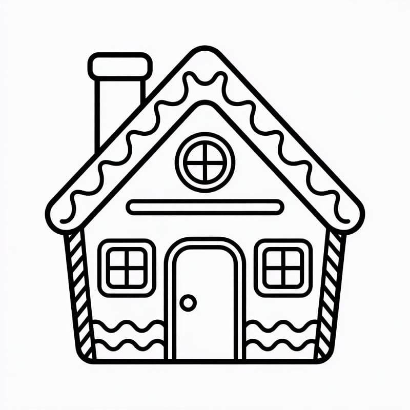 Mézeskalács Ház Nyomtatható Gyerekeknek