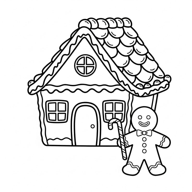 Mézeskalács Ház Nyomtatható Kép