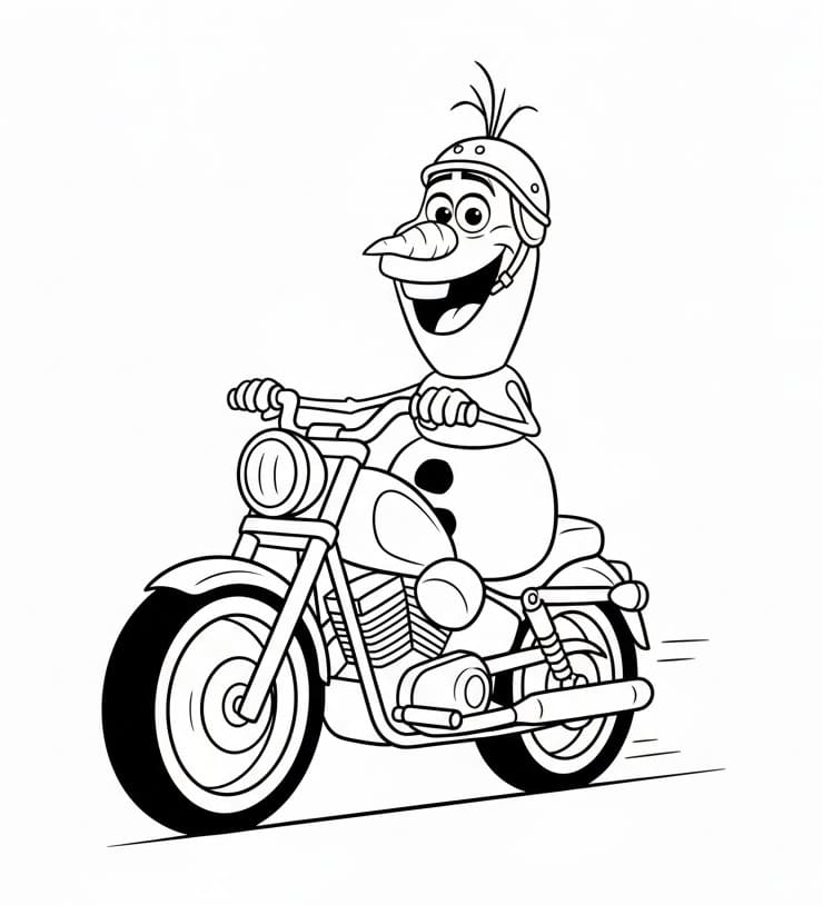 Motorozó Olaf