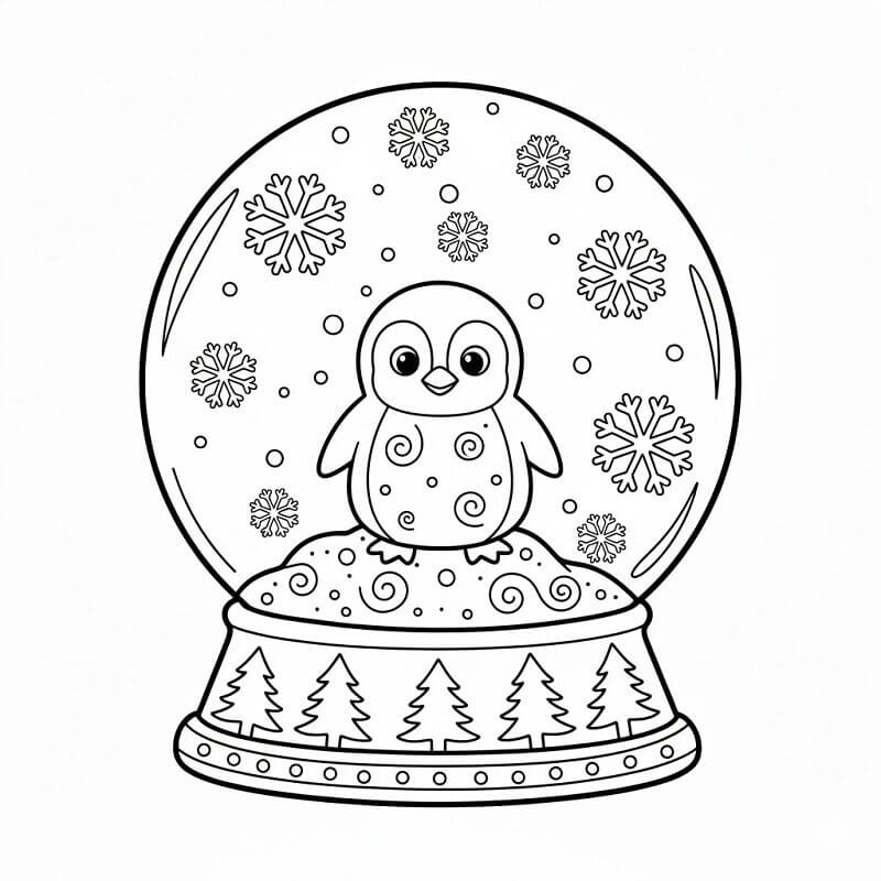 Nyomtatható Hógömb