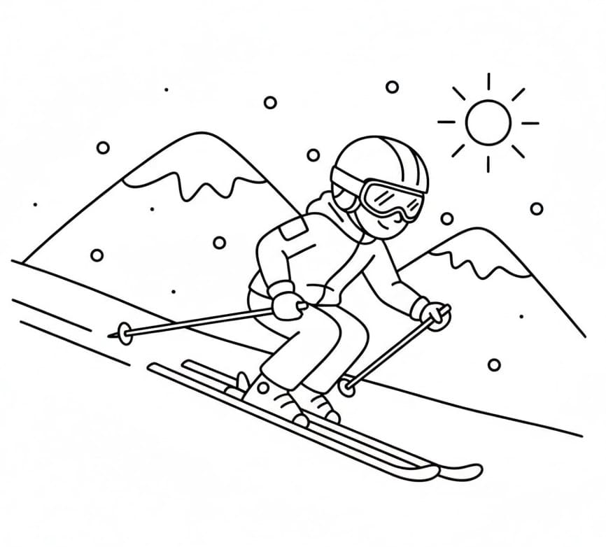 Nyomtatható Ingyenes Téli Sport