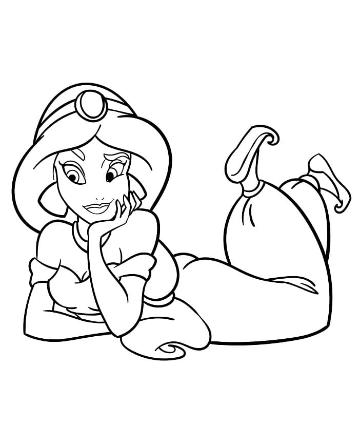 Nyomtatható Jázmin Hercegnő