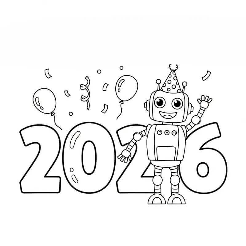 Robot az Újév 2026-ban