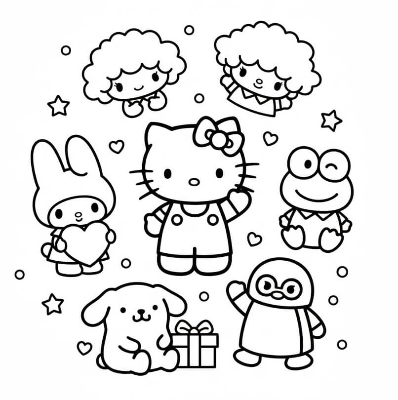 Sanrio Minden Karaktere