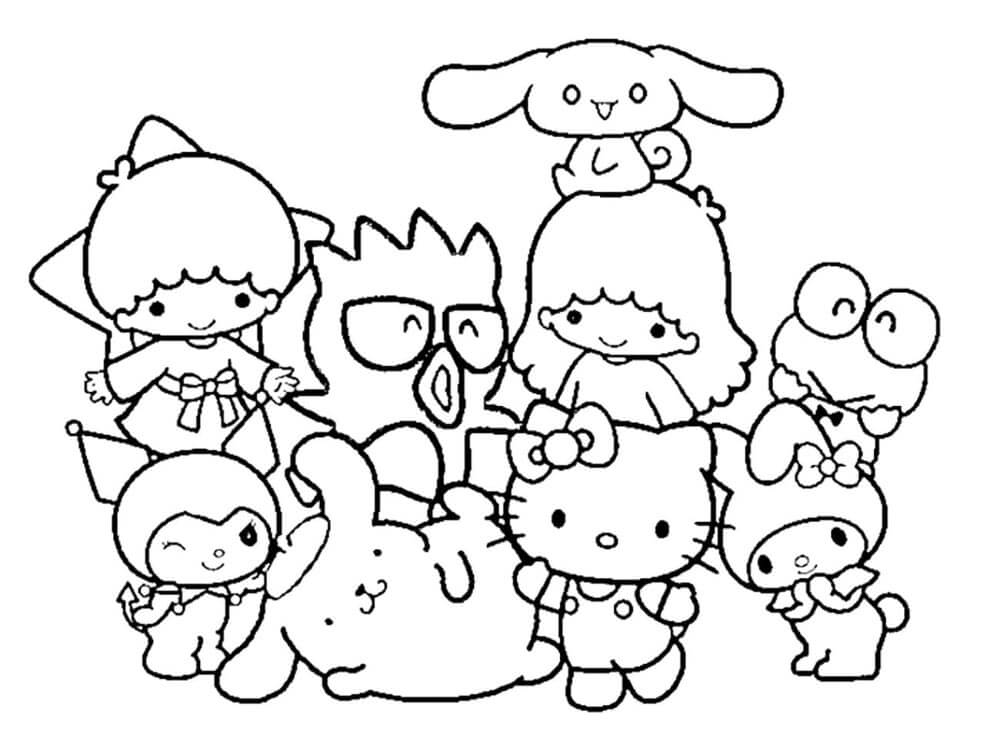 Sanrio Nyomtatható Gyerekeknek