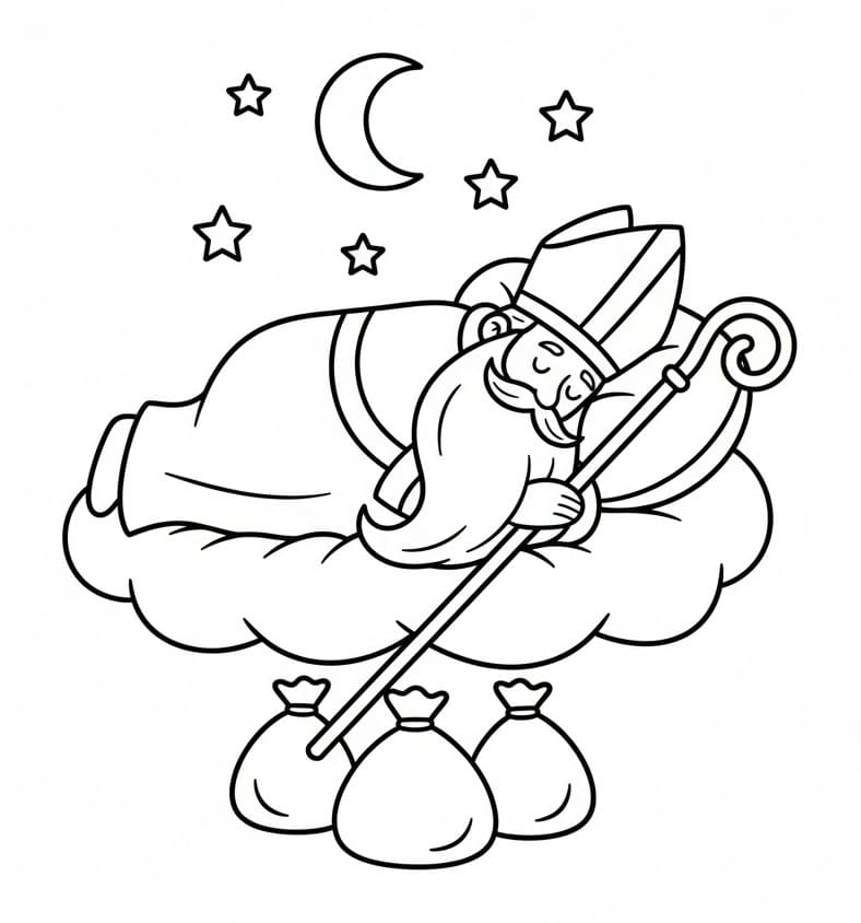 Szent Miklós alszik